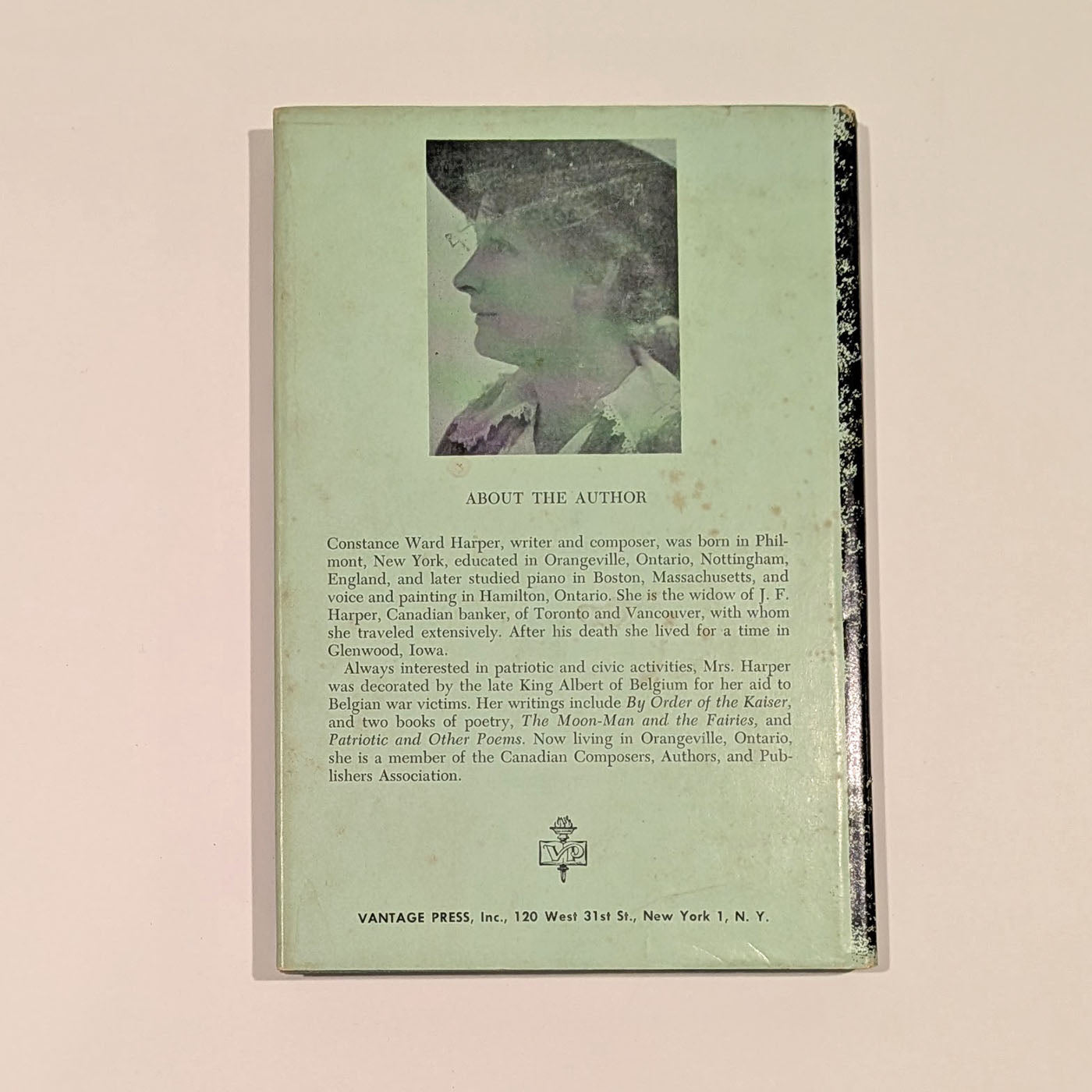 Beyond Death's Curtain, Constance Ward Parker, Vantage Press, New York, 1958, First Edition!