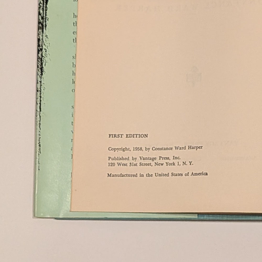 Beyond Death's Curtain, Constance Ward Parker, Vantage Press, New York, 1958, First Edition!