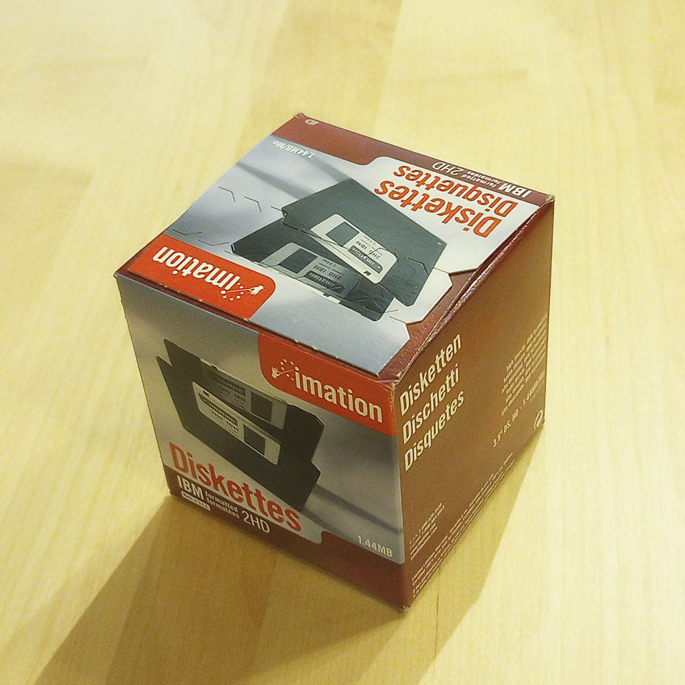 Imation 3.5" DS HD 1.44MB - IBM formatted 2HD Box of 20 NOS
