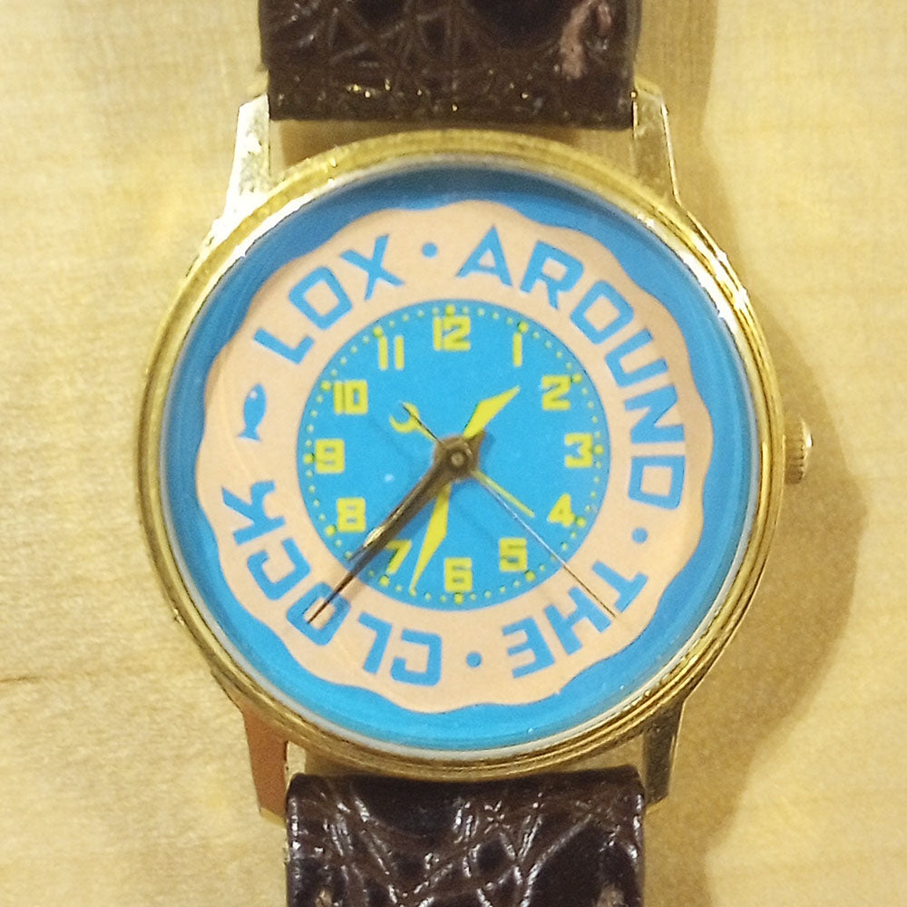 Lox Around The Clock Restaurant NYC Promo Watch NOS Tested & Working c. 1986