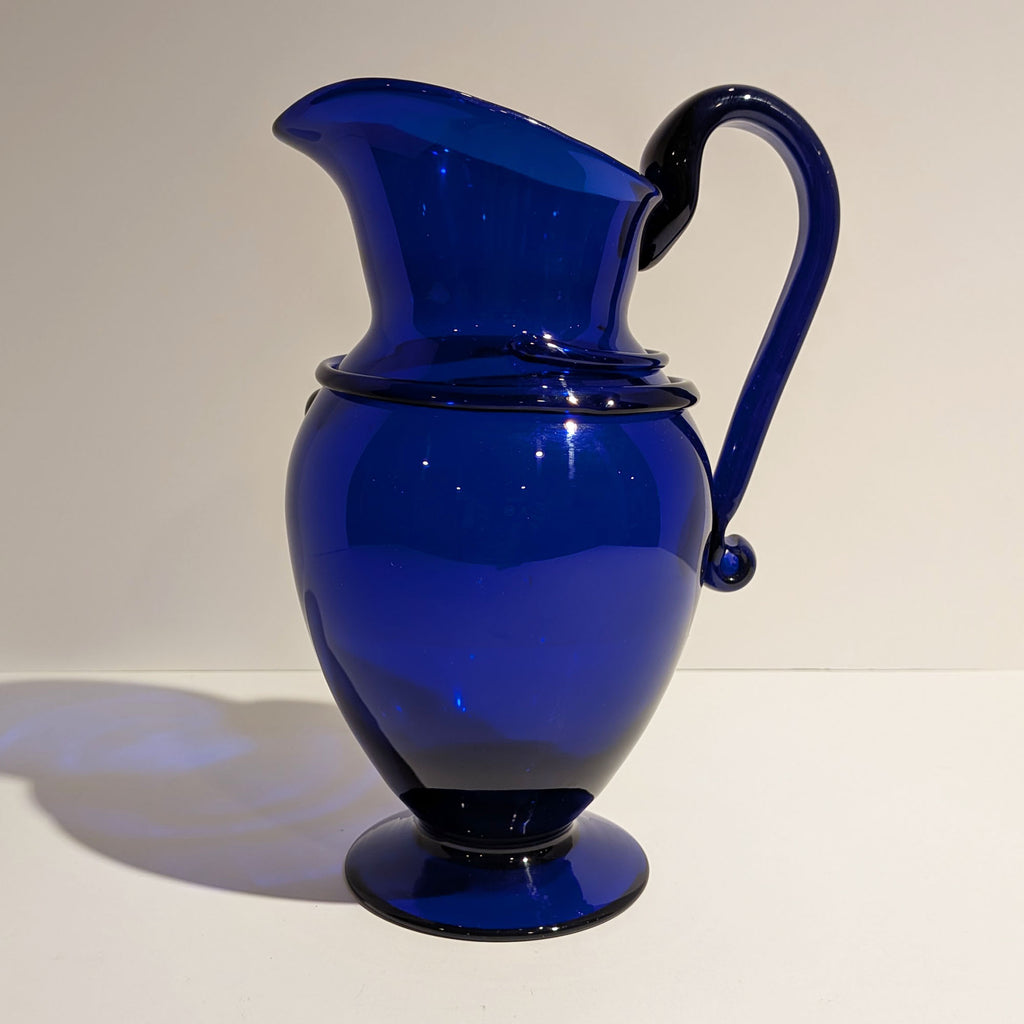 Vintage Hand-Blown Cobalt Blue Glass Pitcher – Metropolitan Museum of Art (MMA)
