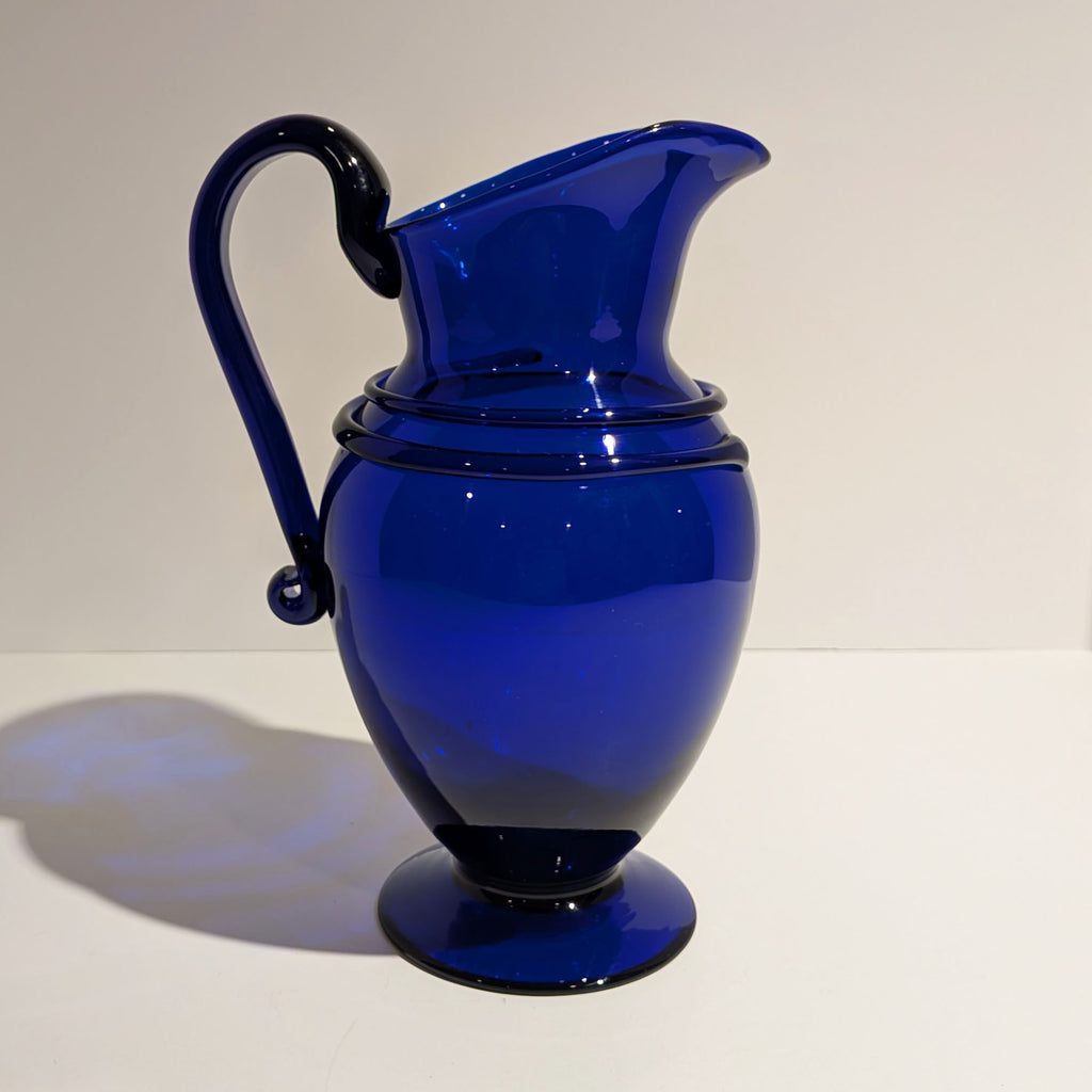 Vintage Hand-Blown Cobalt Blue Glass Pitcher – Metropolitan Museum of Art (MMA)