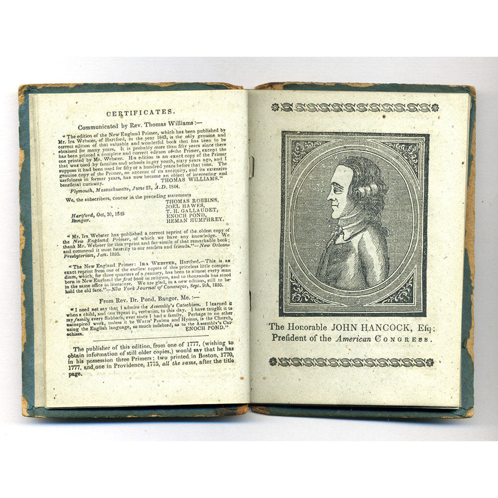 New England Primer - Ira Webster - 1850