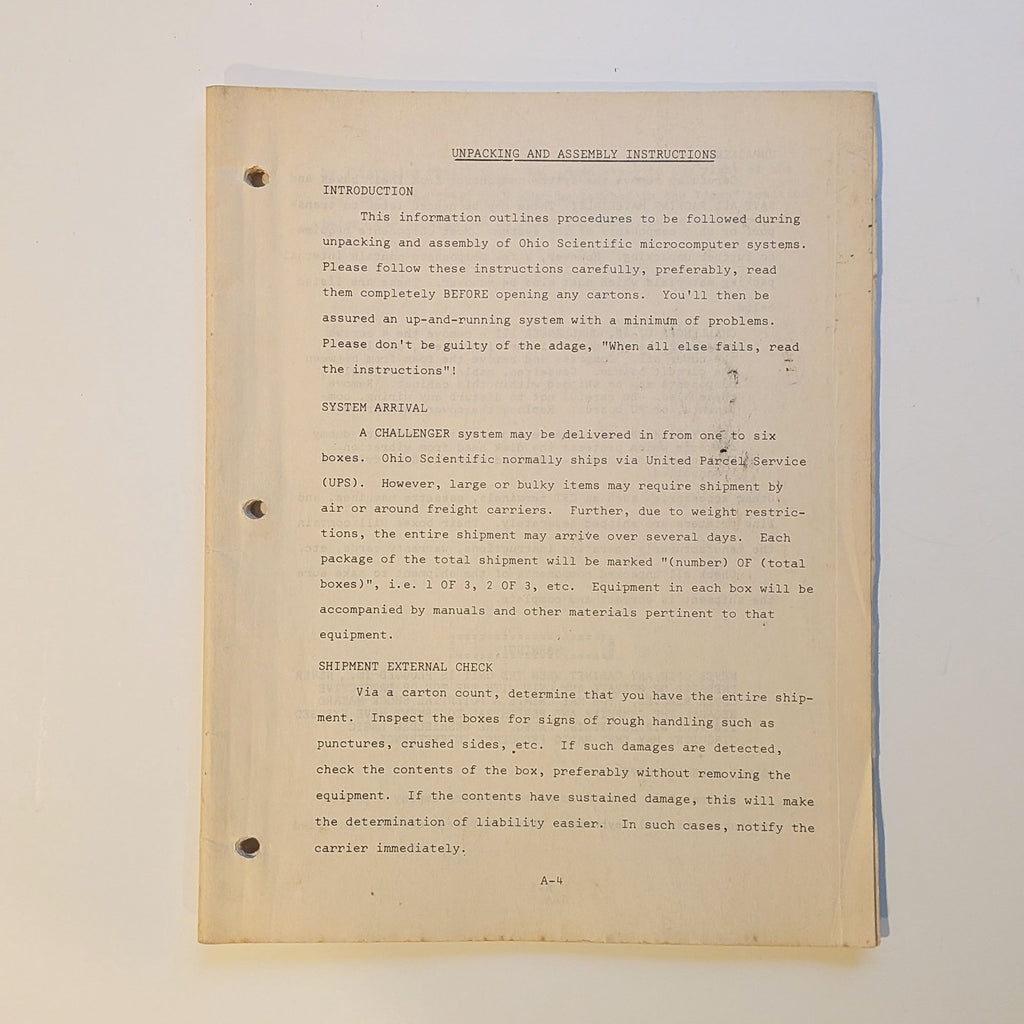 Ohio Scientific (OSI) Challenger 1P (C1P) 1980 Working with Original Manuals!