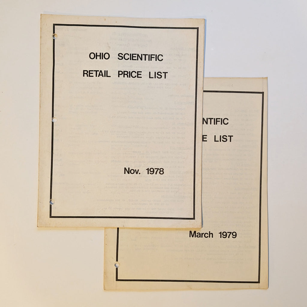 Ohio Scientific (OSI) Challenger 1P (C1P) 1980 Working with Original Manuals!