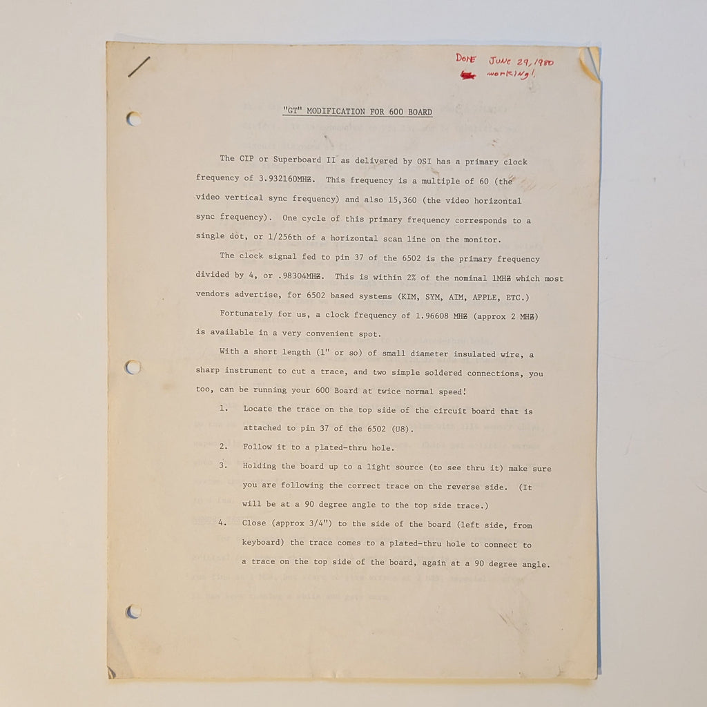 Ohio Scientific (OSI) Challenger 1P (C1P) 1980 Working with Original Manuals!