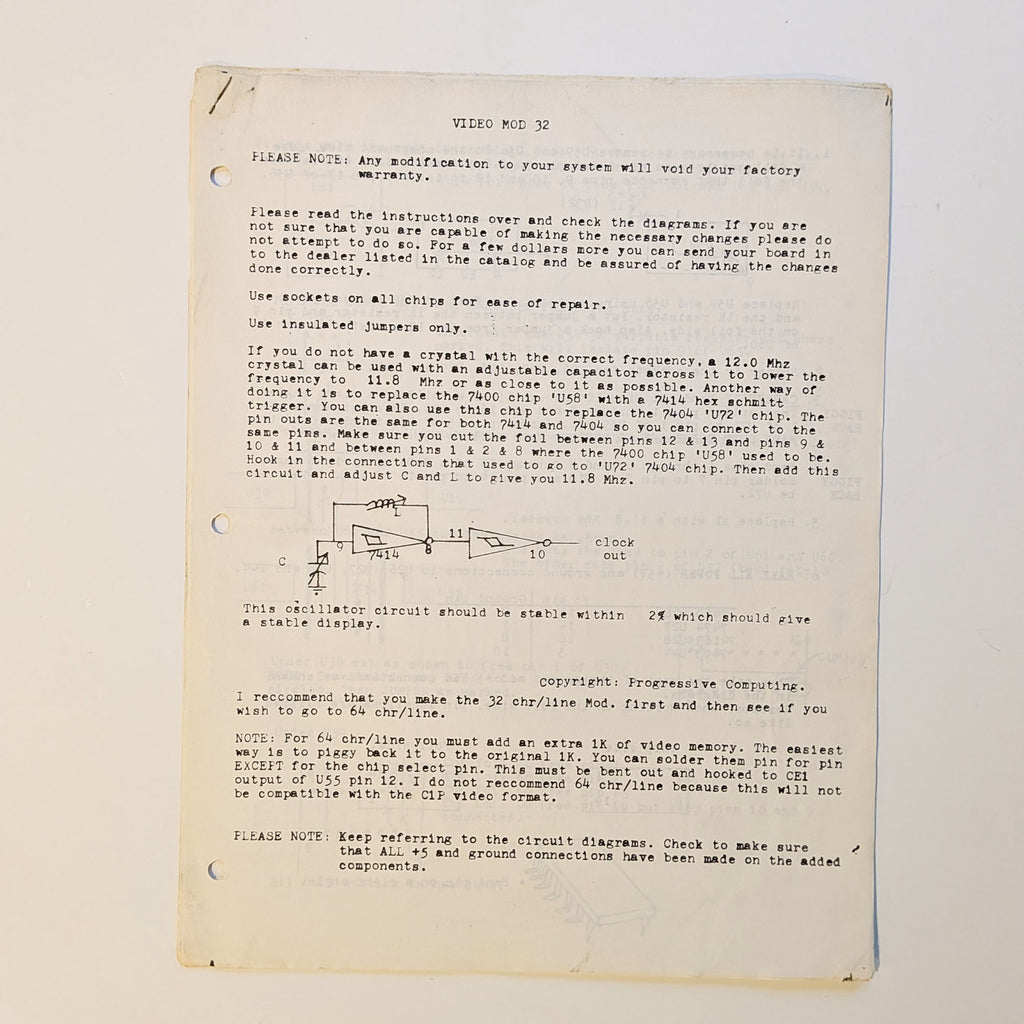 Ohio Scientific (OSI) Challenger 1P (C1P) 1980 Working with Original Manuals!