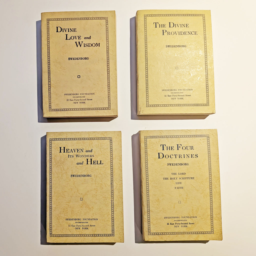 Set of four Swedenborg Foundation Books | 1943, 1947 & 1950