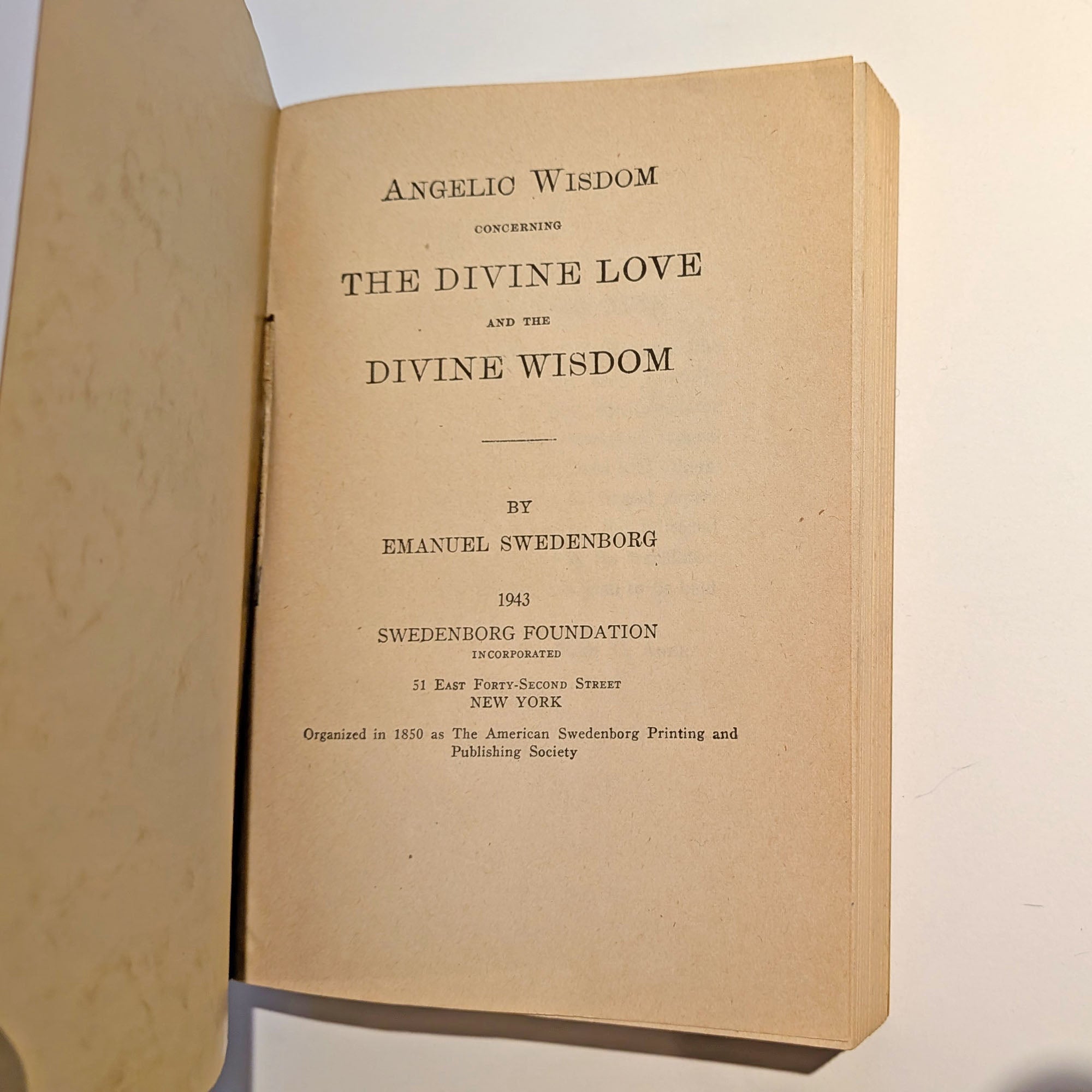 Set of four Swedenborg Foundation Books | 1943, 1947 & 1950