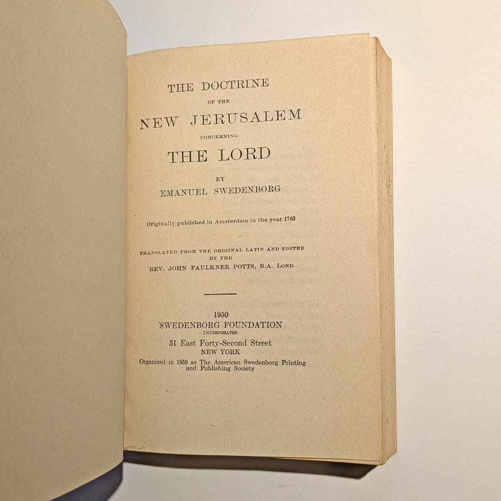 Set of four Swedenborg Foundation Books | 1943, 1947 & 1950