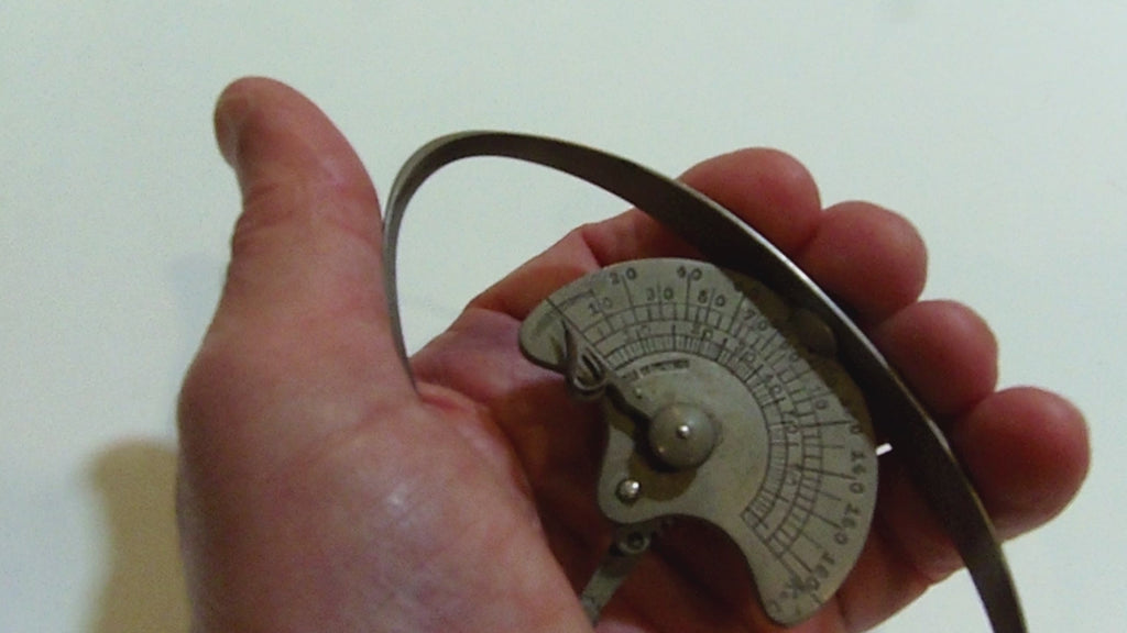 Antique French Spring Dynamometer 19th C. Régnier-Type Traction Gauge Working